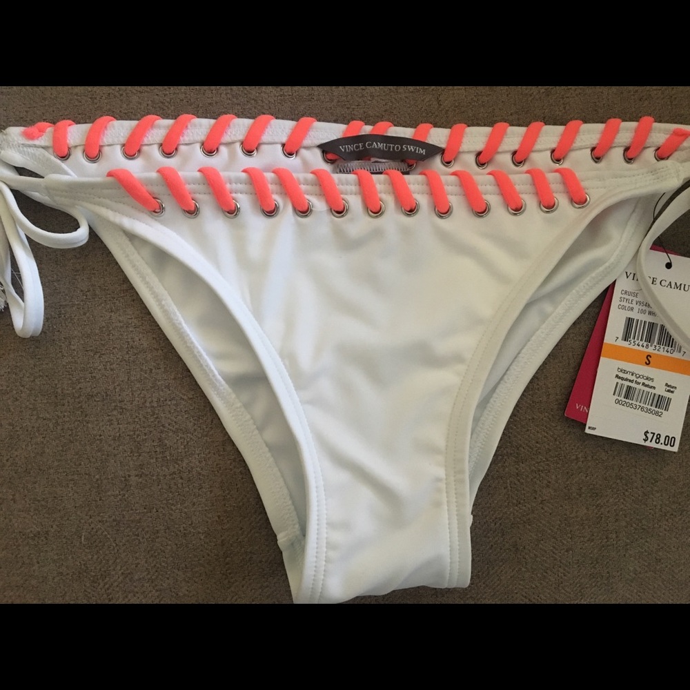 Vince Camuto White Bikini Bottom